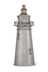THE ‘BOSTON LIGHT’: A SILVER-PLATED FIGURAL LARGE COCKTAIL SHAKER