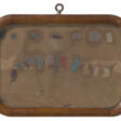 AN OIL AND INK ON PAPER REPLICA OF THE PALETTE OF GILBERT STUART - Auction prices