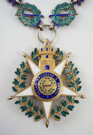 PortugaLänge: Militärischer Orden vom Turm und Schwert, 5. Modell (seit 1962), Kollane der Großkreuze, mit Stern. - фото 6
