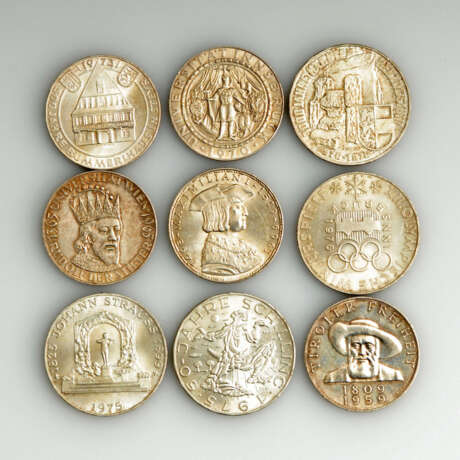 18 österreichische Gedenkmünzen, - фото 4