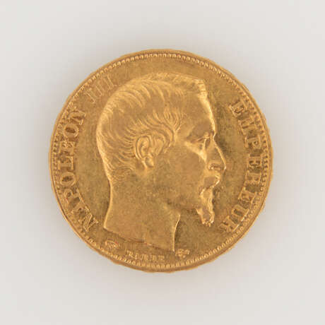 20 Francs, 1858, "Napoleon III. - фото 1