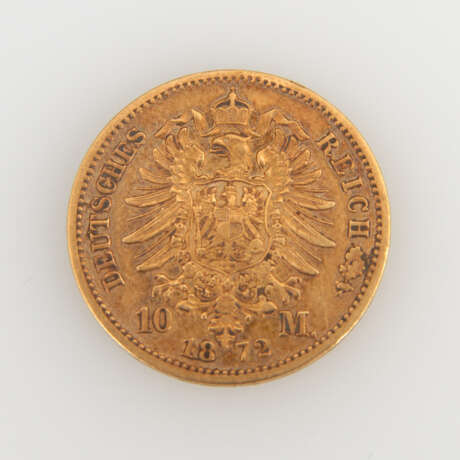 10 Mark, 1872, Deutsches Reich, "Wilhel - photo 2