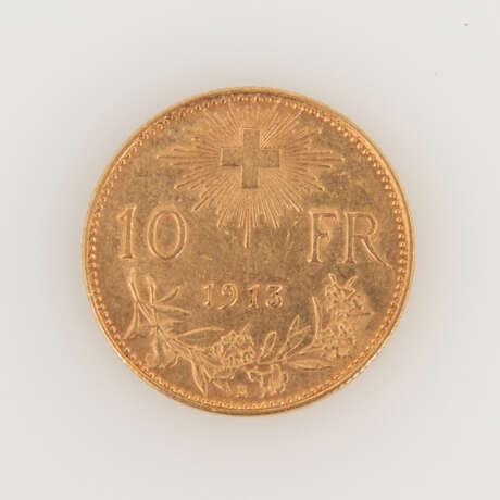 10 Franken, 1913, Schweiz. - photo 2
