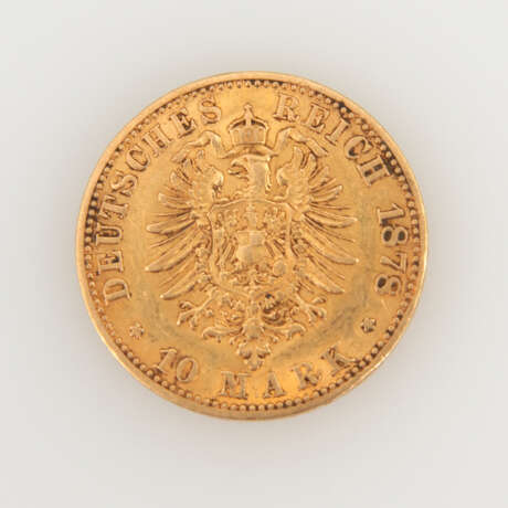 10 Mark, 1878, Preussen. "Wilhelm Deuts - Foto 2