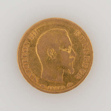 10 Francs, 1860, Frankreich. "Napoleon - Foto 1