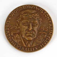 Goetz, Karl: Medaille "Woodrow Wilson 1