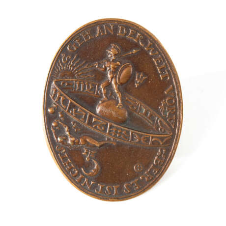 Goetz, Karl: Ovale Medaille zur Geburt - Foto 1