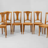 6 Jugendstil-Stühle. - фото 1