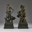 A PAIR OF BRONZE GROUPS OF LEDA AND THE SWAN AND DANAE AND ZEUS - Auktionsarchiv