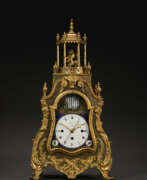 Vergoldetes Metall. A GEORGE III ORMOLU TABLE CLOCK FOR THE CHINESE MARKET WITH MUSICAL, QUARTER-STRIKING, AND AUTOMATON MOVEMENT