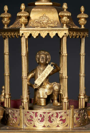 A GEORGE III ORMOLU TABLE CLOCK FOR THE CHINESE MARKET WITH MUSICAL, QUARTER-STRIKING, AND AUTOMATON MOVEMENT - photo 5