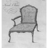 A PAIR OF GEORGE III CARVED FRUITWOOD ARMCHAIRS - Foto 10