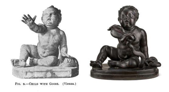 A WEDGWOOD & BENTLEY BLACK BASALT FIGURE OF THE INFANT HERCULES WITH THE SERPENT - photo 14