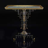 A FRENCH `JAPONISME` GILT AND PATINATED BRONZE AND CHINESE CLOISONNE ENAMEL TABLE - фото 2