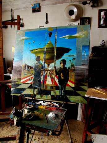 Surrealists Oil on canvas Contemporary realism creative Ukraine 2023 - photo 5