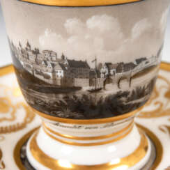 Tasse mit der "Ansicht von Bernburg".