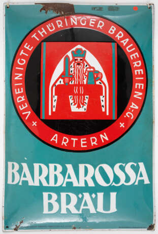 BARBAROSSA-BRÄU - VEREINIGTE THÜRINGER BRAUEREIEN - Foto 1