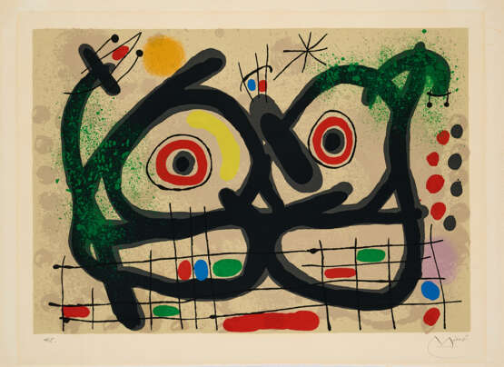 Joan Miró. Le Lézard aux Plumes d'Or - Foto 1