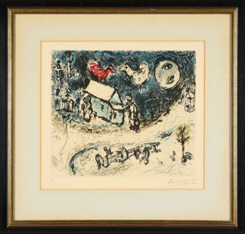Marc Chagall. Les Coqs sur le toit - photo 2