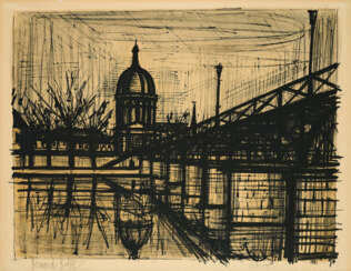 Bernard Buffet. Le Pont des Arts (From: Album Paris)
