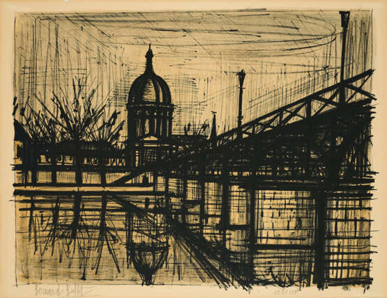 Bernard Buffet. Le Pont des Arts (From: Album Paris) - photo 1