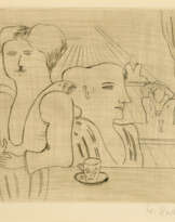 Franz Radziwill. Frauen am Tisch (From: Zehn Radierungen)
