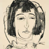 Ernst Ludwig Kirchner. Kopf Erna mit kurzem Haar - Foto 1
