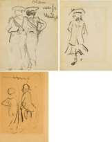 Heinrich Zille. Mixed Lot of 3 Works on Paper