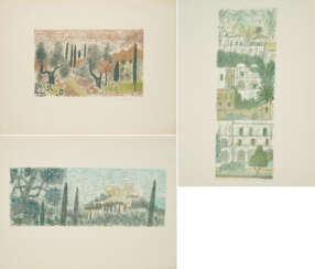 Max Peiffer Watenphul. Mixed Lot of 3 Lithographs
