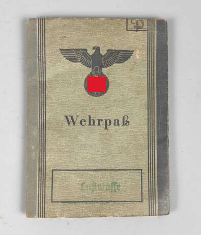 Wehrpaß Luftwaffe Chemnitz 1944 - Foto 1