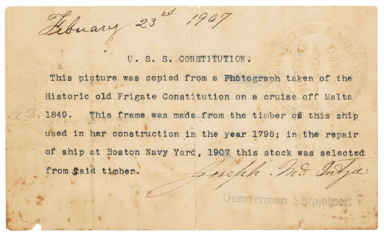 From the U.S.S. Constitution - photo 2