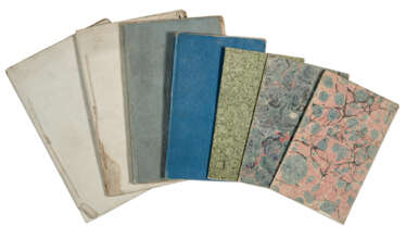 Seven autograph manuscript notebooks