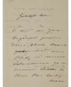 Michael Faraday. Pair of scientist letters signed