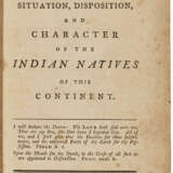 Some Observations on the Situation, Disposition, and Character of the Indian Natives of this Continent - photo 1