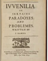 Iuvenalia: or Certaine Paradoxes and Problems
