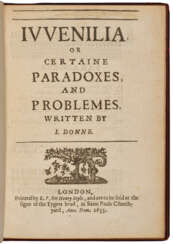 Iuvenalia: or Certaine Paradoxes and Problems