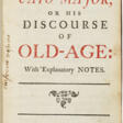 Cicero's Cato Major - Архив аукционов