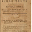 An Exhortation to the Inhabitants of the Province of South Carolina - Аукционные цены