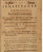 София Хьюм. An Exhortation to the Inhabitants of the Province of South Carolina