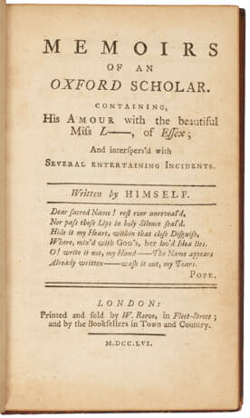 Memoirs of an Oxford Scholar - photo 1