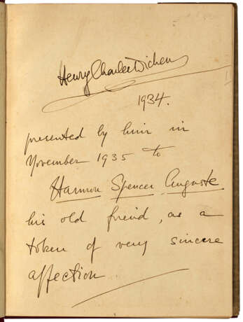 The Life of Our Lord, inscribed by Dickens's grandson - photo 5
