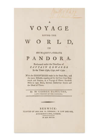 A Voyage Round the World in His Majesty's Frigate Pandora - Foto 3