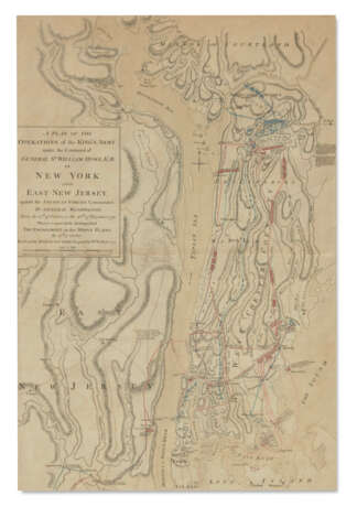 A Plan of the Operations of the King’s Army under the Command of General Sr. William Howe ... against the American Forces Commanded by General Washington - Foto 1