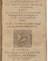 Relation de ce qui s'est passé en La Nouvelle France en l'année 1633
