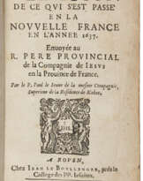 Relation de ce qui s'est passé en La Nouvelle France en l'année 1637