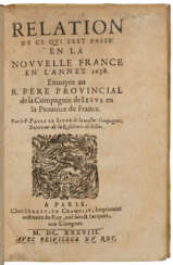 Relation de ce qui s'est passé en La Novvelle France en l'année 1638