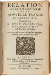 Relation de ce qui s'est passe en La Nouvelle France, en l'année 1639