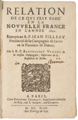 Relation de ce qui s'est passé en La Nouvelle France en l'Année 1642