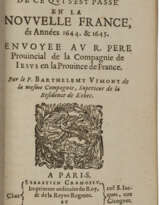 Relation de ce qui s'est passé en La Nouvelle France, és années 1644 & 1645