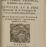 Relation de ce qui s'est passé en La Nouvelle France, és années 1644 & 1645 - Foto 1